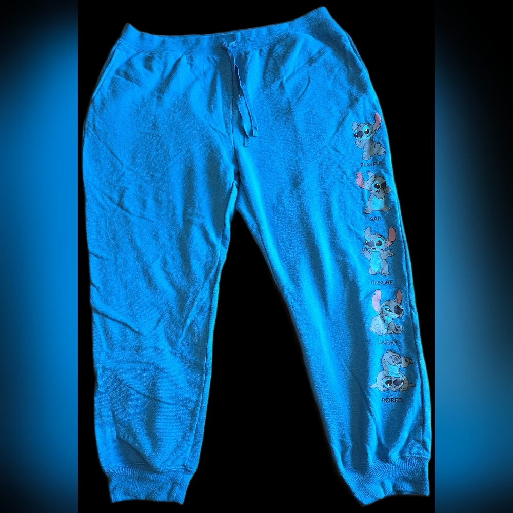 Disney Stitch jogger lounge pants 3x